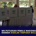 MK Putuskan Pemilu Nasional dan Daerah Digelar Terpisah Mulai 2029