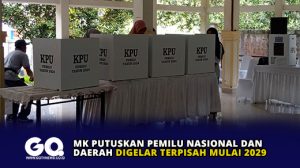 MK Putuskan Pemilu Nasional dan Daerah Digelar Terpisah Mulai 2029