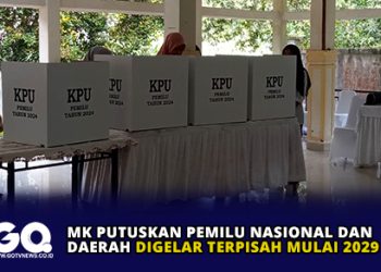 MK Putuskan Pemilu Nasional dan Daerah Digelar Terpisah Mulai 2029.