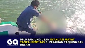 PPLP Tanjung Uban Evakuasi Mayat Tanpa Identitas di Perairan Tanjung Sau Batam