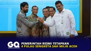 Pemerintah Resmi Tetapkan 4 Pulau Sengketa Sah Milik Aceh