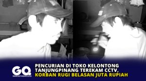 Pencurian di Toko Kelontong Tanjungpinang Terekam CCTV, Korban Rugi Belasan Juta Rupiah