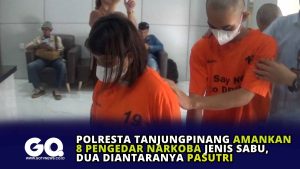 Polresta Tanjungpinang Amankan 8 Pengedar Narkoba Jenis Sabu, Dua Diantaranya Pasutri
