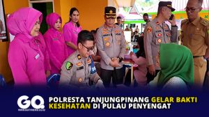 Polresta Tanjungpinang Gelar Bakti Kesehatan di Pulau Penyengat