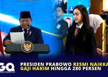 Presiden Prabowo Resmi Naikkan Gaji Hakim Hingga 280 Persen.