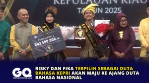 Risky dan Fika Terpilih Sebagai Duta Bahasa Kepri Akan Maju ke Ajang Duta Bahasa Nasional