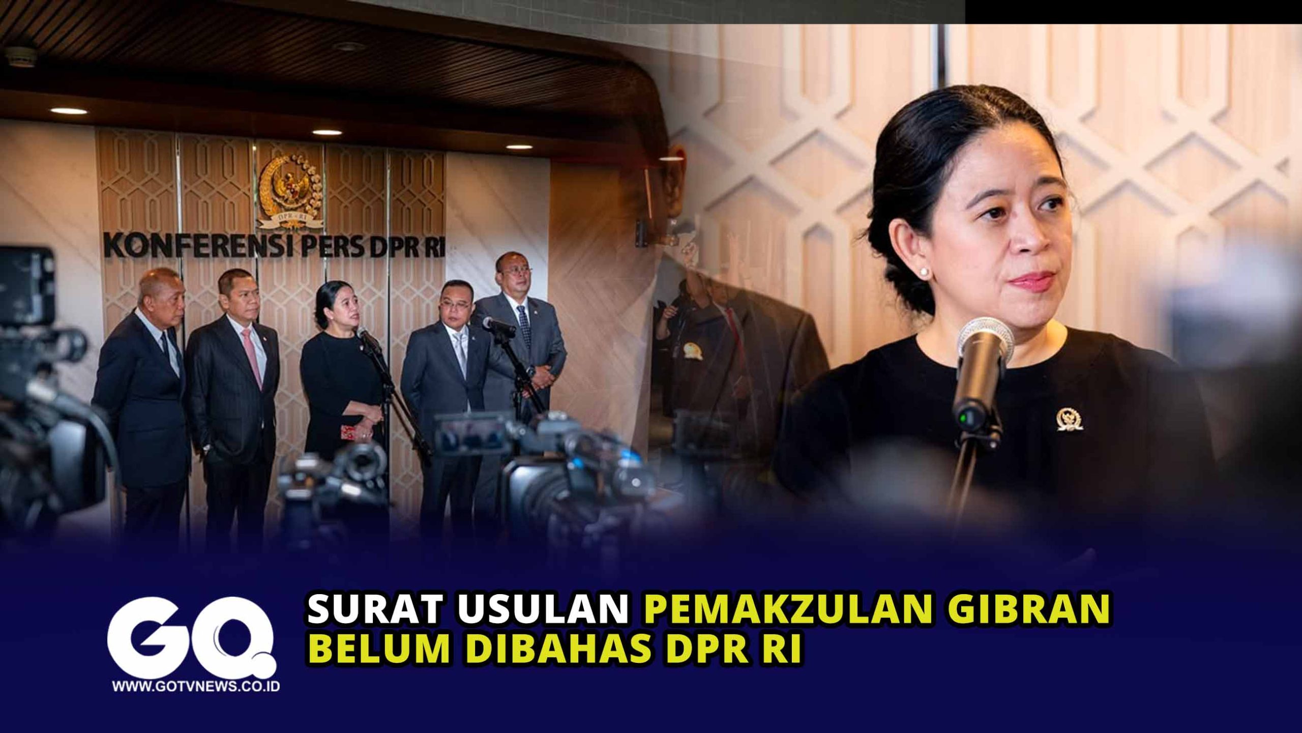 Surat Usulan Pemakzulan Gibran Belum Dibahas DPR RI.