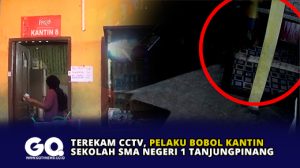 Terekam CCTV, Pelaku Bobol Kantin Sekolah SMA Negeri 1 Tanjungpinang
