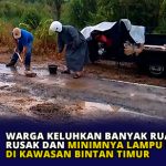 Warga Keluhkan Banyak Ruas Jalan Rusak dan Minimnya Lampu PJU di Kawasan Bintan Timur