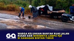 Warga Keluhkan Banyak Ruas Jalan Rusak dan Minimnya Lampu PJU di Kawasan Bintan Timur