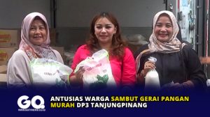 Antusias Warga Sambut Gerai Pangan Murah DP3 Tanjungpinang