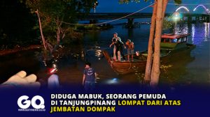 Diduga Mabuk, Seorang Pemuda di Tanjungpinang Lompat dari Atas Jembatan Dompak
