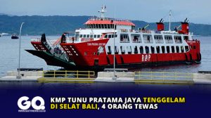 KMP Tunu Pratama Jaya Tenggelam di Selat Bali, 4 Orang Tewas