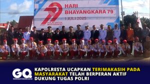 Kapolresta Ucapkan Terimakasih pada Masyarakat Telah Berperan Aktif Dukung Tugas Polri