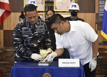 TNI AL Gagalkan Penyelundupan Narkoba Lewat Pelabuhan Rakyat di Batam