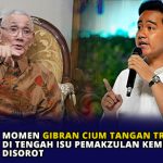 Momen Gibran Cium Tangan Try Sutrisno di Tengah Isu Pemakzulan Kembali Disorot