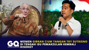 Momen Gibran Cium Tangan Try Sutrisno di Tengah Isu Pemakzulan Kembali Disorot