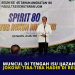 Muncul di Tengah Isu Ijazah Palsu, Jokowi Tiba-Tiba Hadir di Reuni UGM