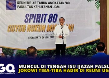 Muncul di Tengah Isu Ijazah Palsu, Jokowi Tiba-Tiba Hadir di Reuni UGM