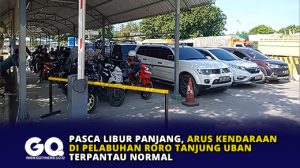 Pasca Libur Panjang, Arus Kendaraan di Pelabuhan Roro Tanjung Uban Terpantau Normal