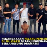 Penangkapan Pelaku Pencurian di 10 Lokasi di Tanjungpinang Berlangsung Dramatis