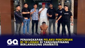 Penangkapan Pelaku Pencurian di 10 Lokasi di Tanjungpinang Berlangsung Dramatis