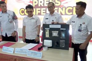 Petugas Lapas Tanjungpinang Temukan Sabu yang Dilempar dari Luar Area Penjara