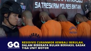 Residivis Curanmor Kembali Berulah, Dalam Beberapa Bulan Berhasil Gasak Tiga Unit Motor