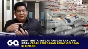 Roby Minta Satgas Pangan Lakukan Sidak Cegah Peredaran Beras Oplosan di Bintan