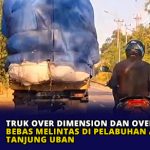 Truk Over Dimension dan Over Load Bebas Melintas di Pelabuhan ASDP Tanjung Uban