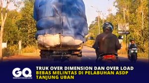 Truk Over Dimension dan Over Load Bebas Melintas di Pelabuhan ASDP Tanjung Uban