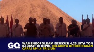 Wamenkopolkam Eksekusi 4,25 Juta Ton Bauksit di Kepri, Nilainya Diperkirakan Capai Rp1,4 Triliun