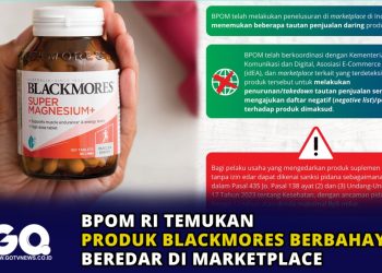 BPOM RI Temukan Produk Blackmores Berbahaya Beredar di Marketplace