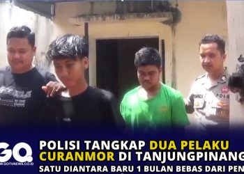 Polisi Tangkap Dua Pelaku Curanmor di Tanjungpinang, Satu Diantara Baru 1 Bulan Bebas dari Penjara