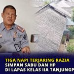 Tiga Napi Terjaring Razia Simpan Sabu dan HP di Lapas Kelas IIA Tanjungpinang