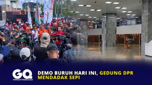 Demo Buruh Hari Ini, Gedung DPR Mendadak Sepi