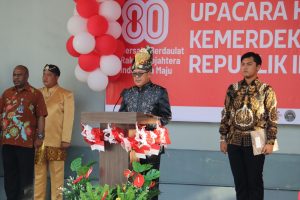 Rudenim Kelas I Tanjungpinang Gelar Upacara HUT RI ke-80