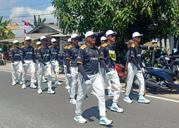 Tim Gerak Jalan Disperkim Bintan Tunjukkan Performa Terbaik di Lomba Tri Juang 17 Km.