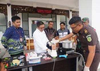 Kejari Bintan Musnahkan Barang Bukti Narkoba, Perdagangan Orang Hingga Sajam.