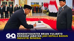 Mendiktisaintek Brian Yuliarto Rangkap Jabatan Jadi Kepala Badan Industri Mineral