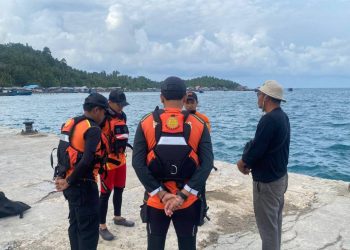 Pemacing Hilang di Perairan Pulau Kerdau, Tim SAR Natuna Lakukan Pencarian.