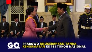 Prabowo Anugerahkan Tanda Kehormatan ke 141 Tokoh Nasional