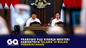 Prabowo Puji Kinerja Menteri Kabinetnya Selama 10 Bulan Pemerintahan