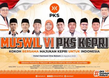 PKS Kepri Akan Gelar Muswil ke VI, Untuk Wujudkan Komitmen Melayani Masyarakat