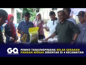 Pemko Tanjungpinang Gelar Gerakan Pangan Murah Serentak di 4 Kecamatan