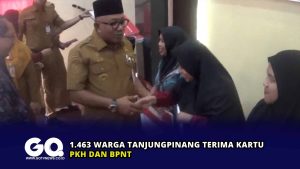 1.463 Warga Tanjungpinang Terima Kartu PKH dan BPNT