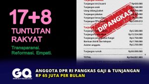 Anggota DPR RI Pangkas Gaji & Tunjangan Rp 65 Juta per Bulan