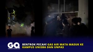 Bentrok Pecah! Gas Air Mata Masuk ke Kampus Unisba dan Unpas