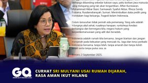 Curhat Sri Mulyani Usai Rumah Dijarah, Rasa Aman Ikut Hilang