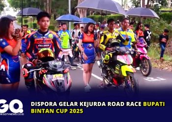 Dispora Gelar Kejurda Road Race Bupati Bintan Cup 2025